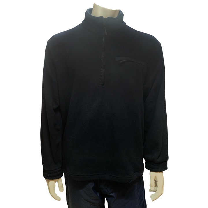 Jacheta pentru barbati din fleece Triuso Highland Fleece cu fermoar 1/4 7320369 10-503, cu fermoar 1/4, S, bleumarin