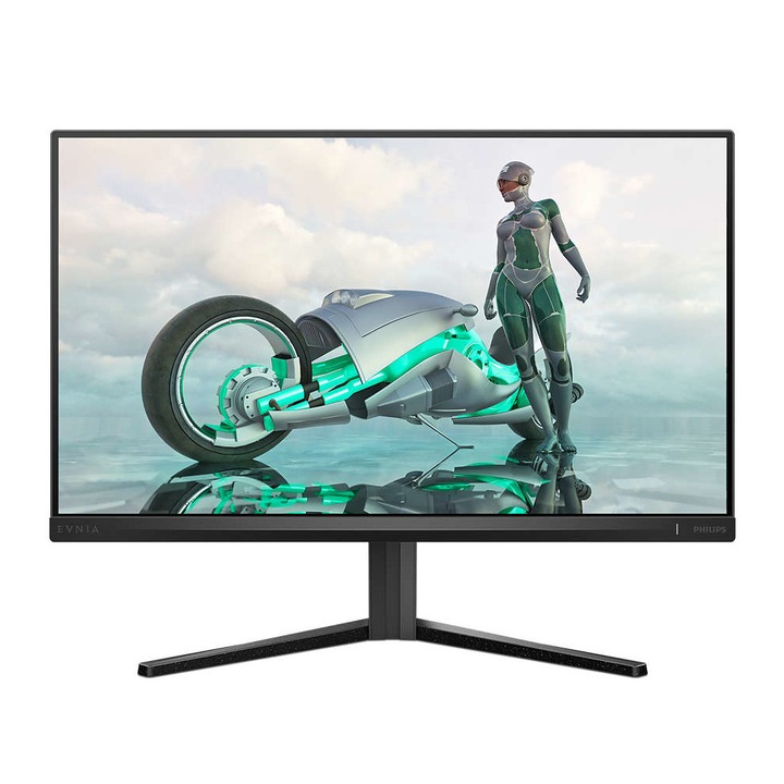 Монитор Philips 24M2N3200S/00, 23.8'' gaming monitor, IPS, AG, 16:9, FHD 1920x1080, 350cd/m2, 3500:1, 1ms, 180 Hz, Low Input Lag, FreeSync Premium, SmartImage game, Flicker-free, 2x HDMI, DP, Audio Out, Speakers, Tilt, VESA 100, Black 24M2N3200S