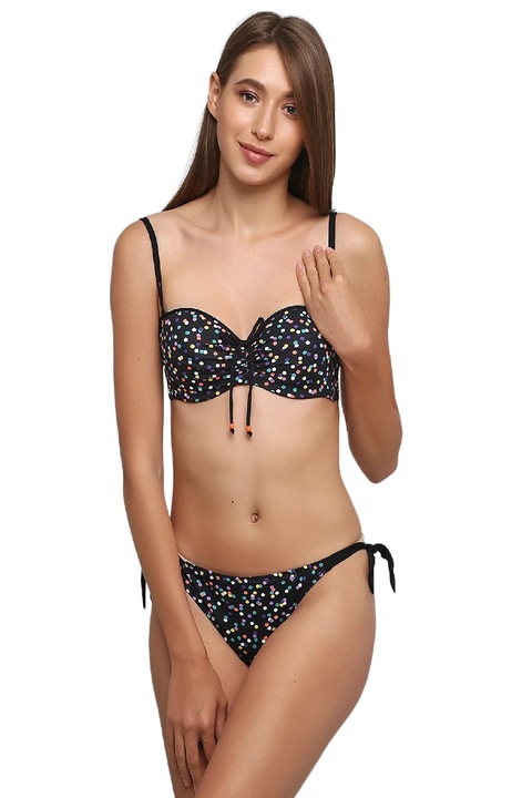Costume de baie dama, Cherry Beach, Poliamida, Negru, L