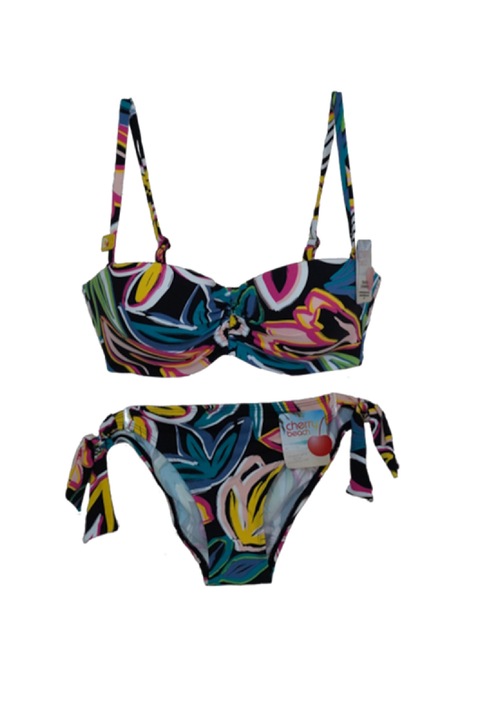 Costum de baie dama Cherry beach 25824, 2 piese, Culoare Multicolor, Marime 70B/S