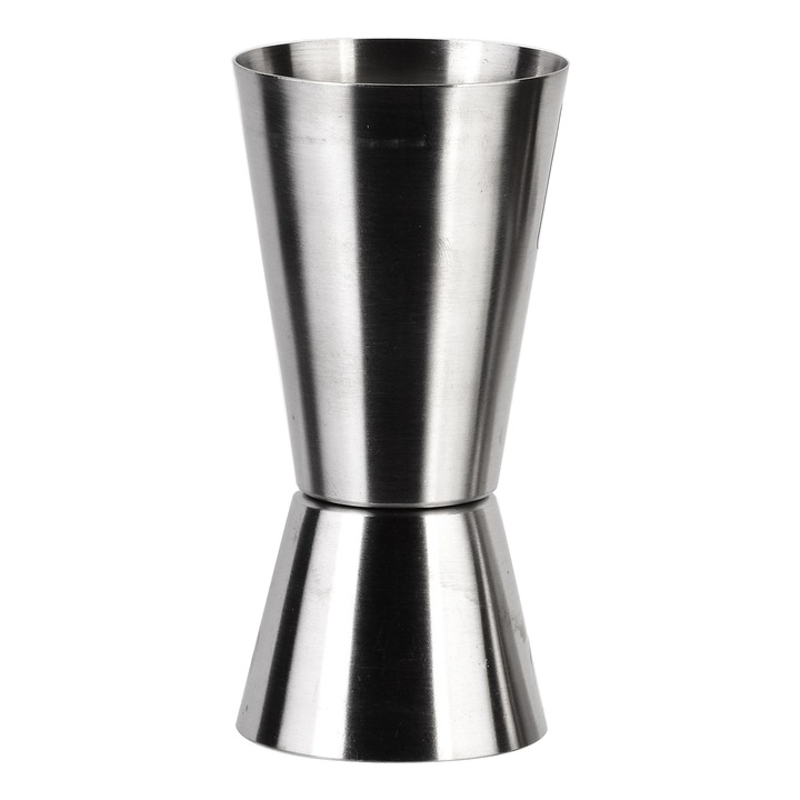 Cupa de masurare pentru barman, inox, COOKINI, 30/60ml, argintiu