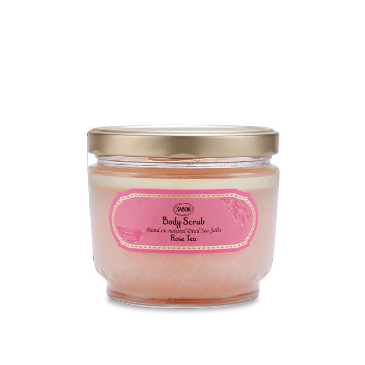 Scrub pentru corp Rose Tea, Sabon, 11699S, 600 g