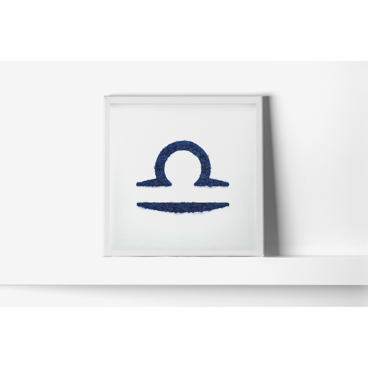 Tablou Zodie cu Licheni Naturali Balanta