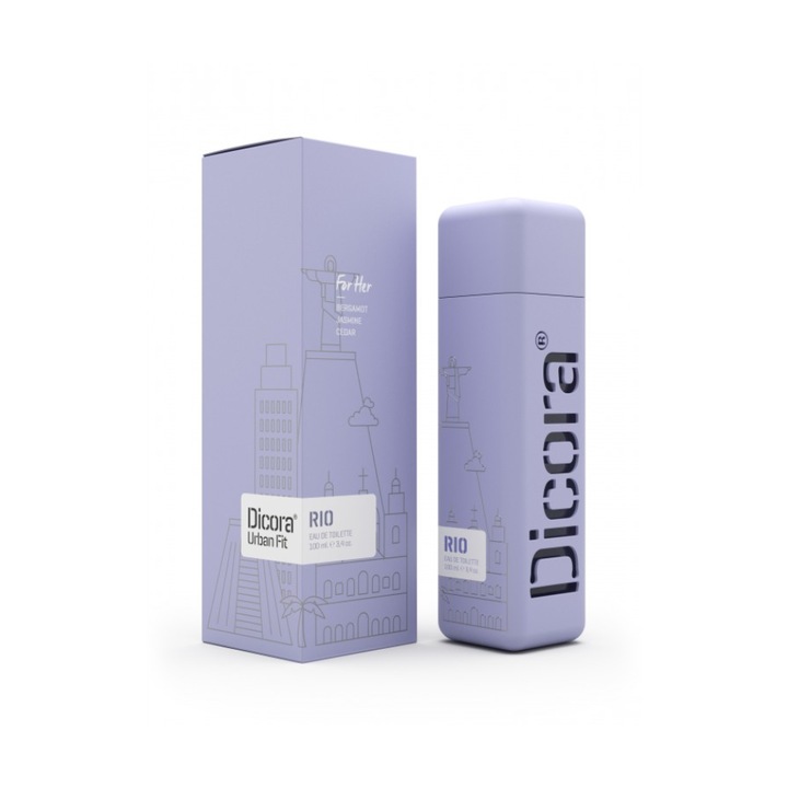 Apa de toaleta pentru femei, Rio, 100 ml