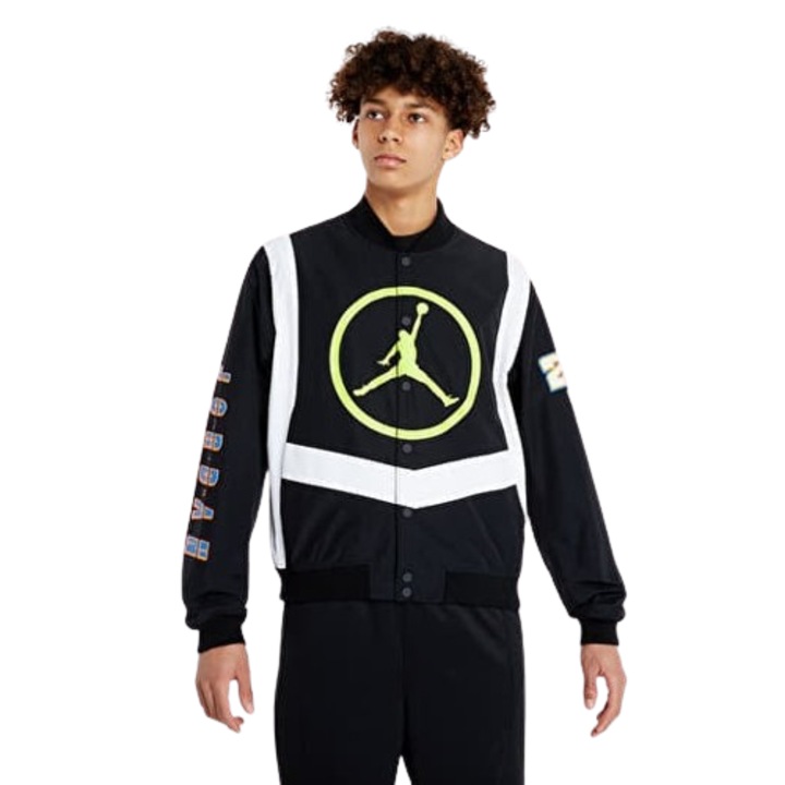Jacheta barbati, Nike, Poliester, Negru, L