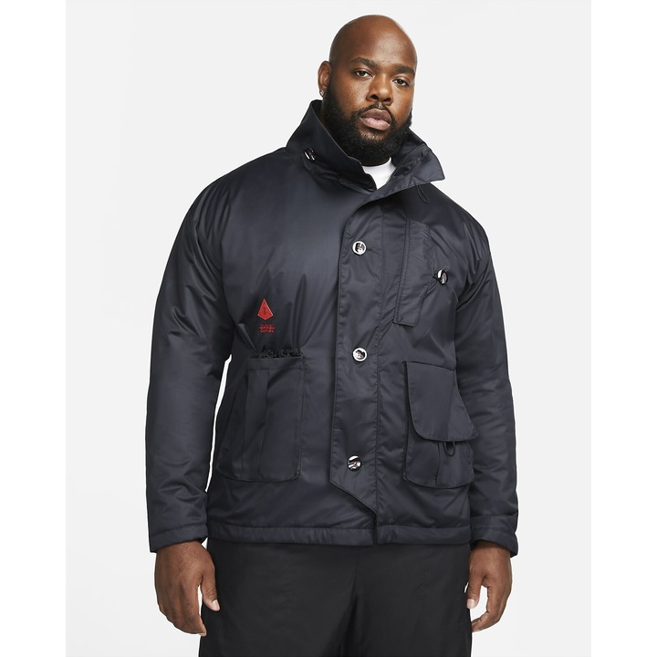 Jacheta barbati, Nike, Poliester, Negru, L