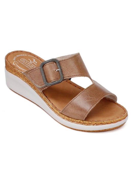 Fly Flot FlyFlot női csatos bőr telitalpú papucs 36J54MG-3009 07309