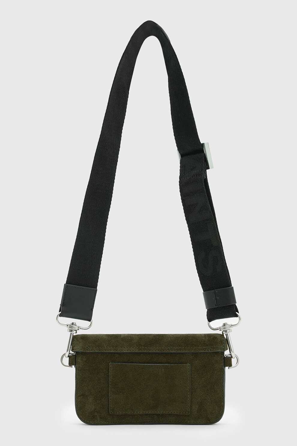 [JILLSTUART]★SCOTT★CROSS BAG AllSaints, Geanta crossbody ajustabila din piele Zoe, Kaki