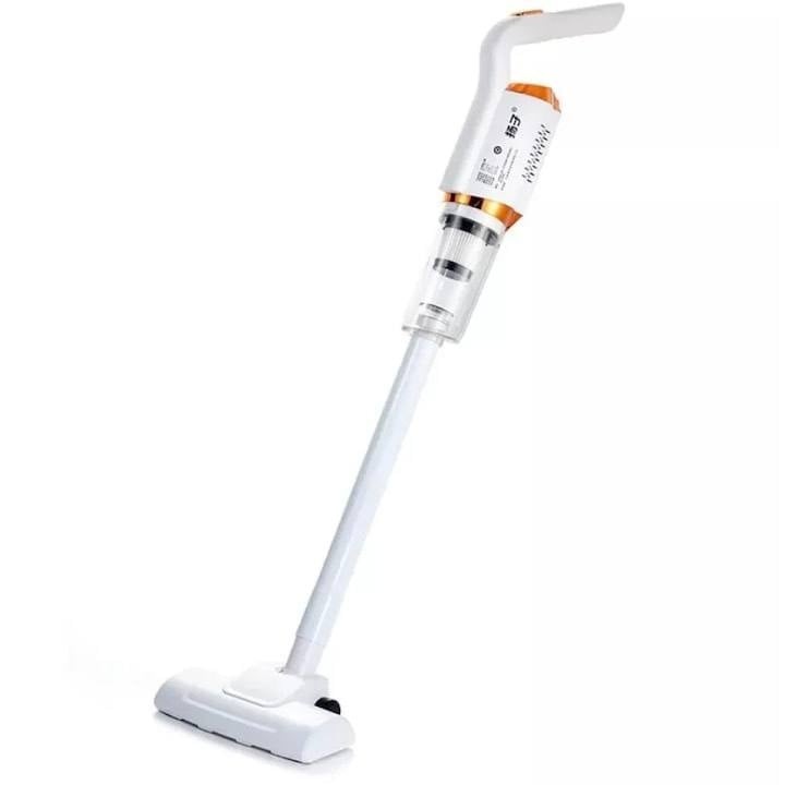 Aspirator de mana, Vertical, 2 in 1, Portabil, Reincarcabil, 120 W, Alb
