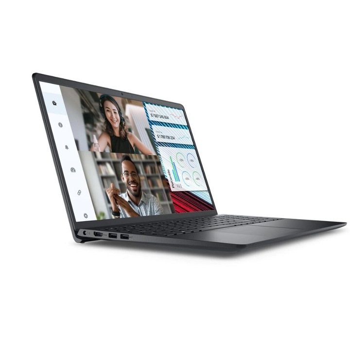 Laptop Dell Vostro 3520, 15.6 inch 1920x1080, Intel i5-1235U, 10 C / 12 T, 4.7 GHz, 12 MB cache, 15 W, 8 GB DDR4, 512 GB SSD, Intel, Windows 11 Pro