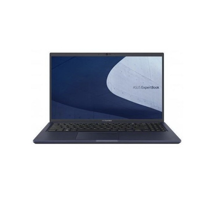 ASUS ExpertBook laptop, 15,6" Full HD kijelző, Intel® Core™ i7 1165G7 4,7 GHz-ig, 16 GB RAM DDR4, 256 GB SSD, NVIDIA® GeForce® MX330 2 GB, Windows 10 Pro, Nemzetközi angol billentyűzet, fekete