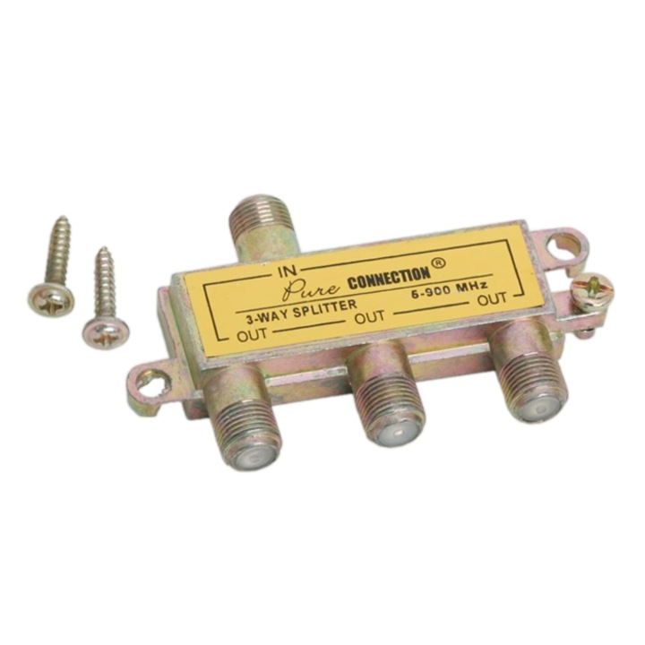 Splitter TV pentru cablu coaxial, 3 Iesiri