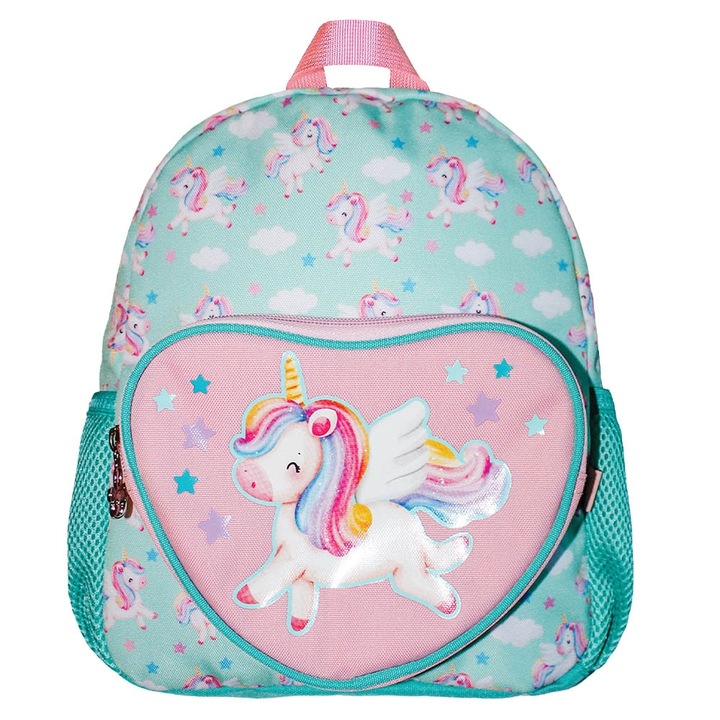 Óvodai iskolatáska, UNICORN, 31x24x9 cm, 7Játékok