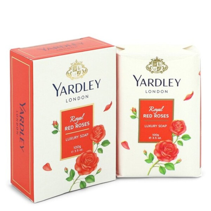 Yardley London Royal Red Roses luxus szappan nőknek, 104ml
