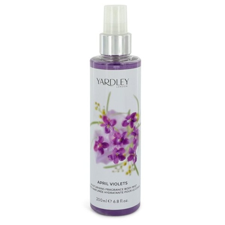 Yardley London April Violets női testpermet, ibolya virágai, jázmin, liliom, 200 ml