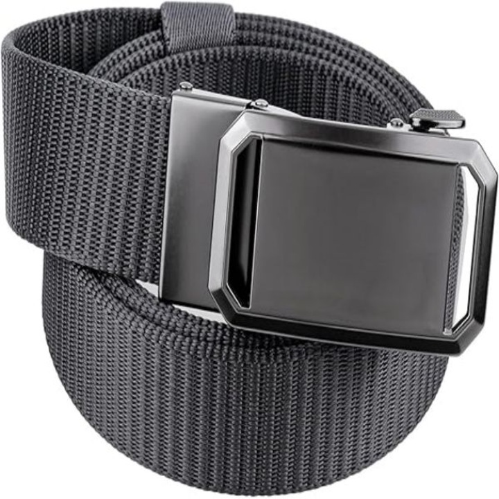 Мъжки тактически колан, регулируем, сив, 120см