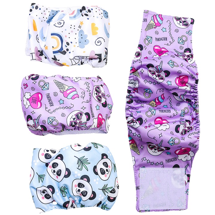 3 db-os kan kutyabugyi szett, QttvbTna, vízálló, újrafelhasználható, XS-25g/S-35g/M-45g/L-55g, 20-43cm