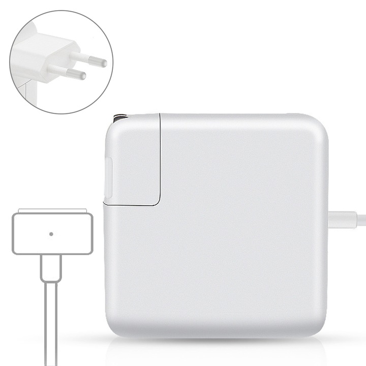 Töltő, Macbook Pro 15/17-hez, QttvbTna, 85W, fehér