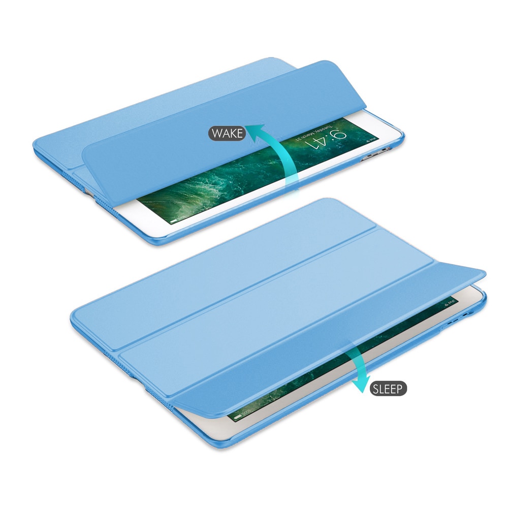 Husa inteligenta pentru iPad Air 3 10,5", Husa inteligenta Husa magnetica translucida in spate mata cu functie de repaus/trezire automata