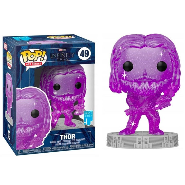 Играчка фигурка Pop! Marvel Thor, FUNKO, Пластмаса, 10 см, Многоцветен