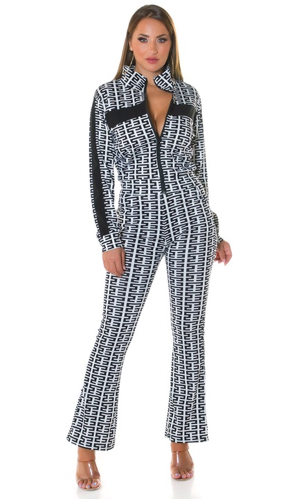 Compleu dama Alice, Alb/Negru