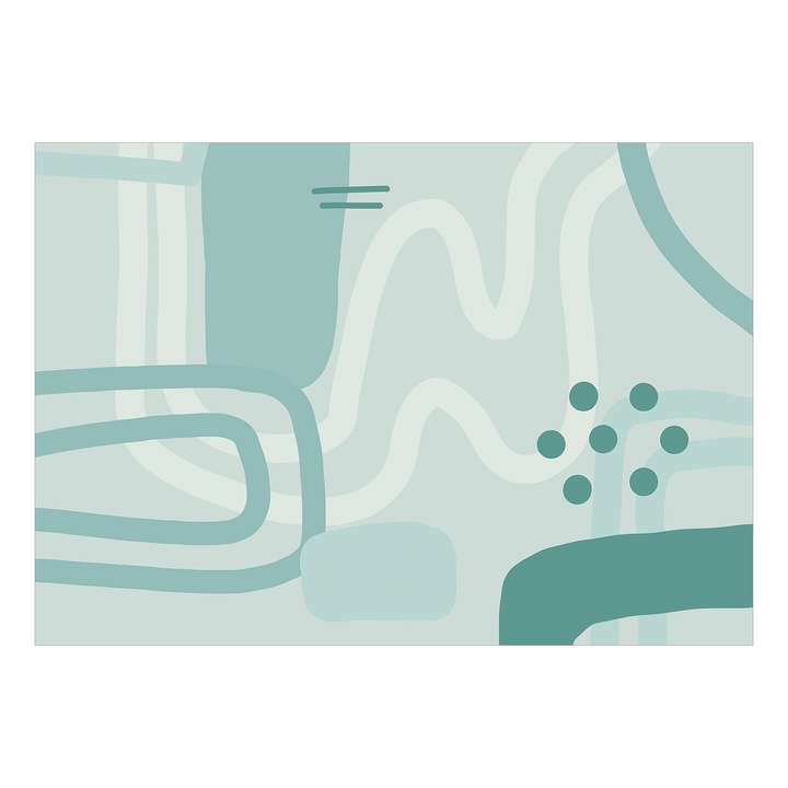 Fali poszter - Absztrakt formák - Harmadik változat - 150 x 105 cm