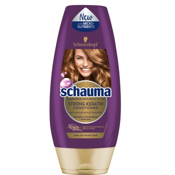 Balsam Schauma Keratin pentru par fragil si cu tendinta de subtiere, 250ml Balsam Schauma Keratin pentru par fragil si cu tendinta de subtiere, 250ml