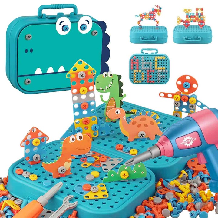 Gyerekjáték, QttvbTna, műanyag, kék, 23,5x19x7cm