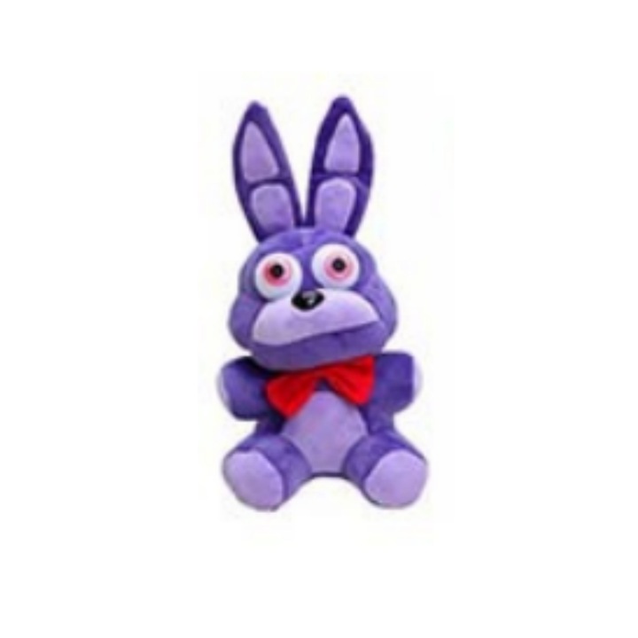 Jucărie de plus FNAF Nights, iepure Bonnie, violet, 10 inch