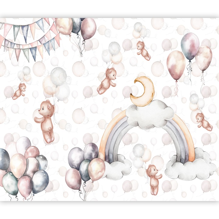 Fototapet Standard - Bears in the Sky - 250 x 175 cm