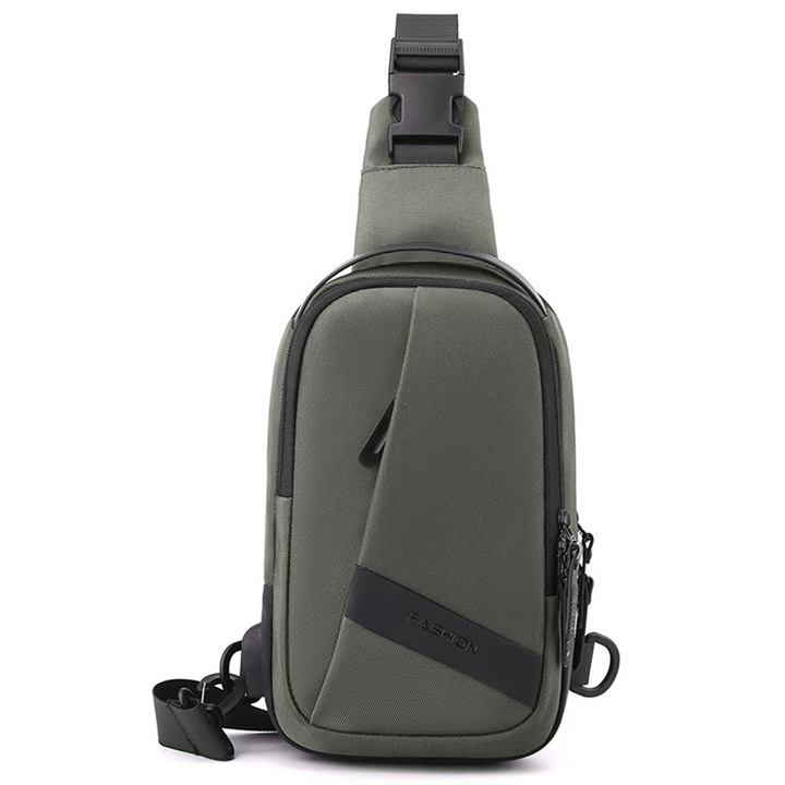 Unisex táska Jormftte, egyszerű modell, szürke, 27x17x6cm