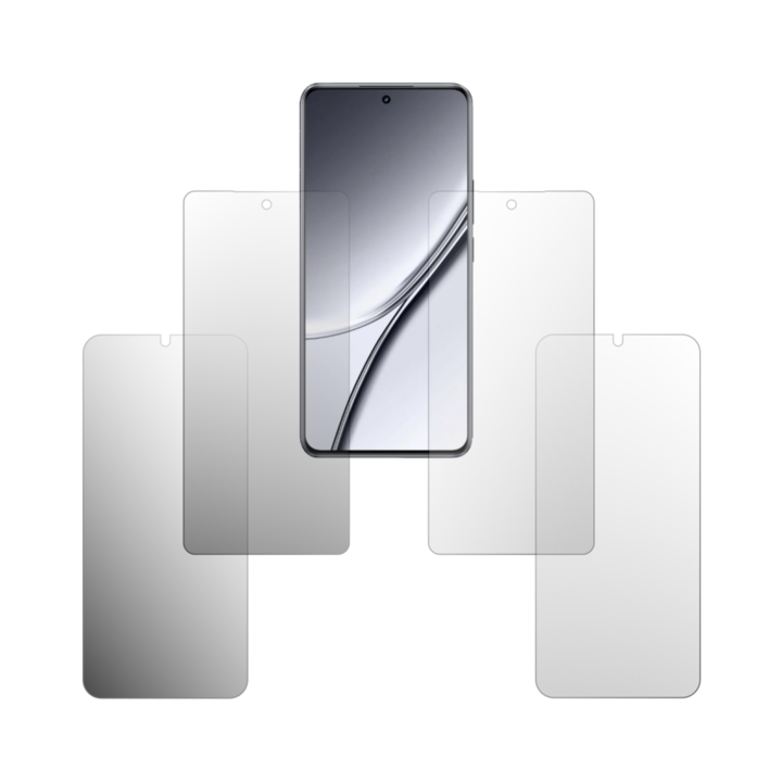 Set 4X Folie Protectie Ecran Folie24, pentru Realme GT 6T, 2X Ultra-Clear + 2X Mate, Acoperire Full-Display si Case-Friendly, Adezive, Flexibile cu Auto Regenerare