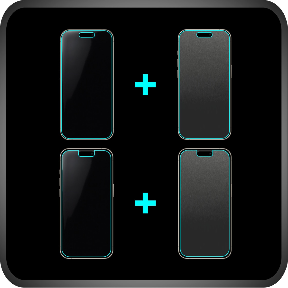Set 4X Folie Protectie Ecran Folie24, pentru Honor Magic V3, 2X Ultra-Clear + 2X Mate, Acoperire Full-Display si Case-Friendly, Adezive, Flexibile cu Auto Regenerare
