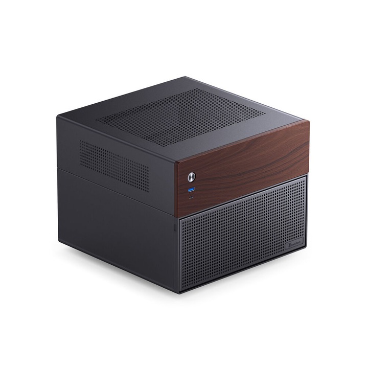 Carcasa Jonsbo N4 NAS, m-ATX, Negru