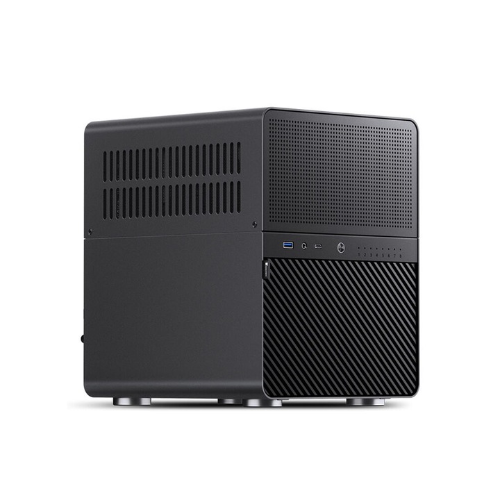 Кутия Jonsbo N3 NAS, Mini-ITX, Black