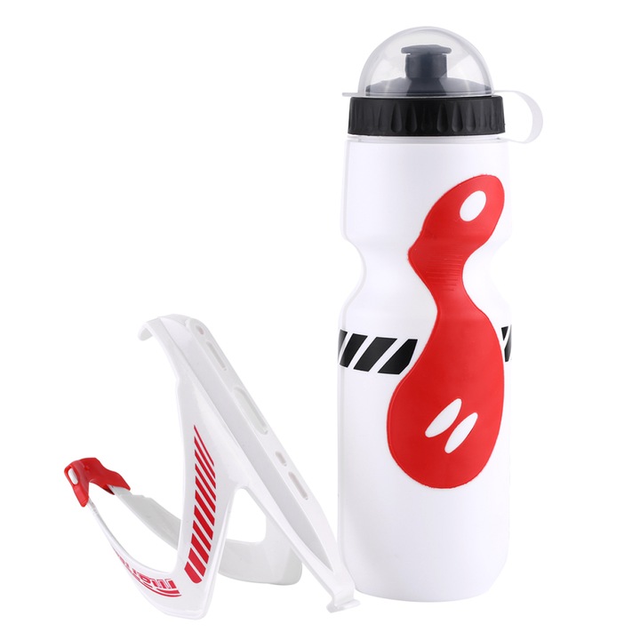 Бутилка за вода против изтичане Enforose, самозапечатваща се капачка, алуминий, за велосипедисти, 500 мл