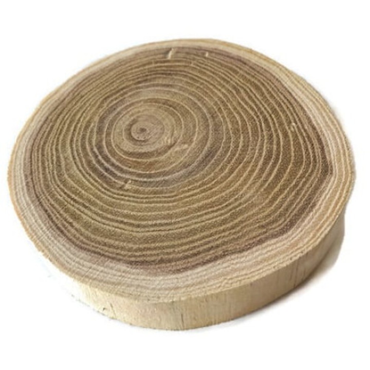 Akademia Drewna fa tábla, polírozott, 8-12x2cm