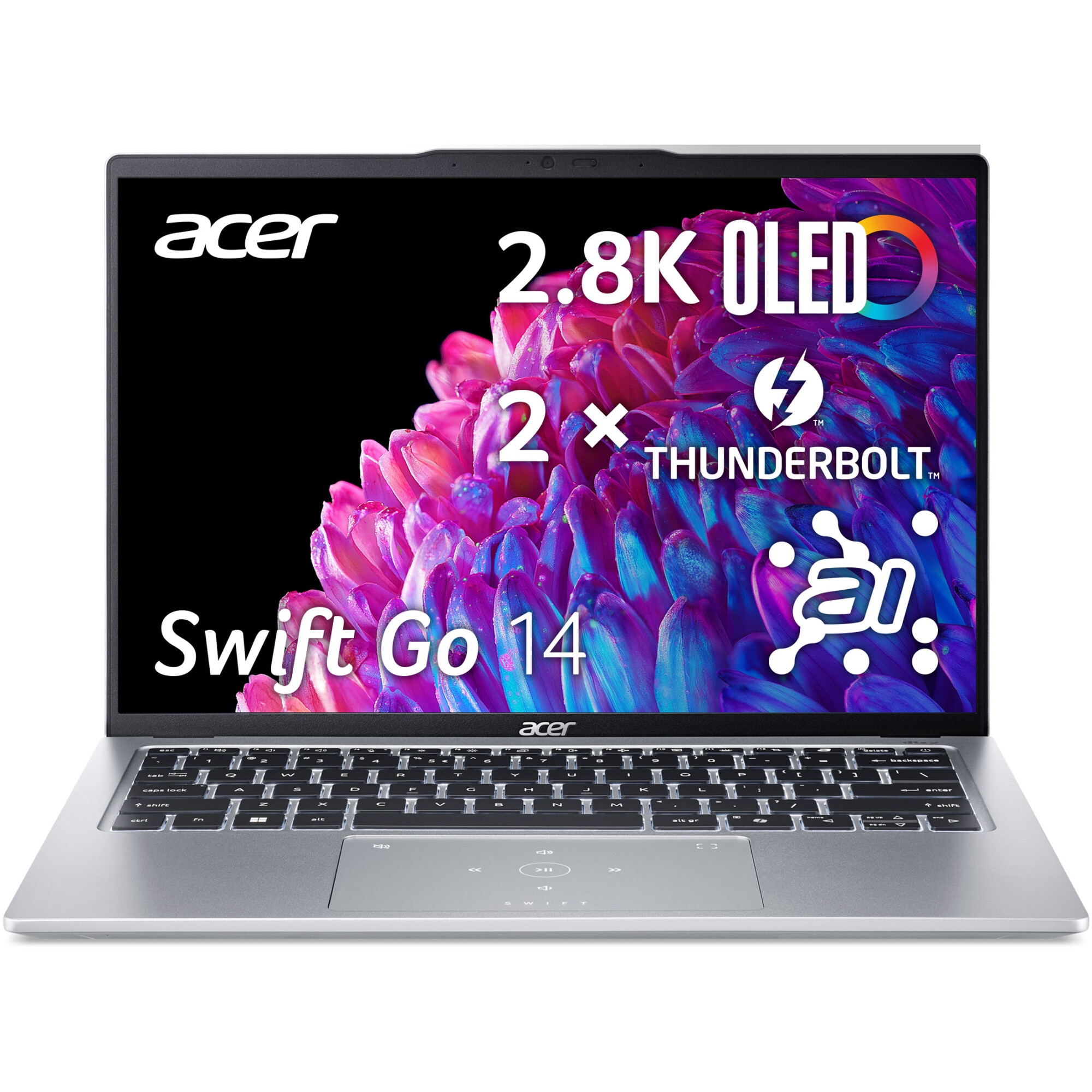 Laptop Acer Swift Go 14 OLED SFG14-73-55CQ cu procesor Intel® Core