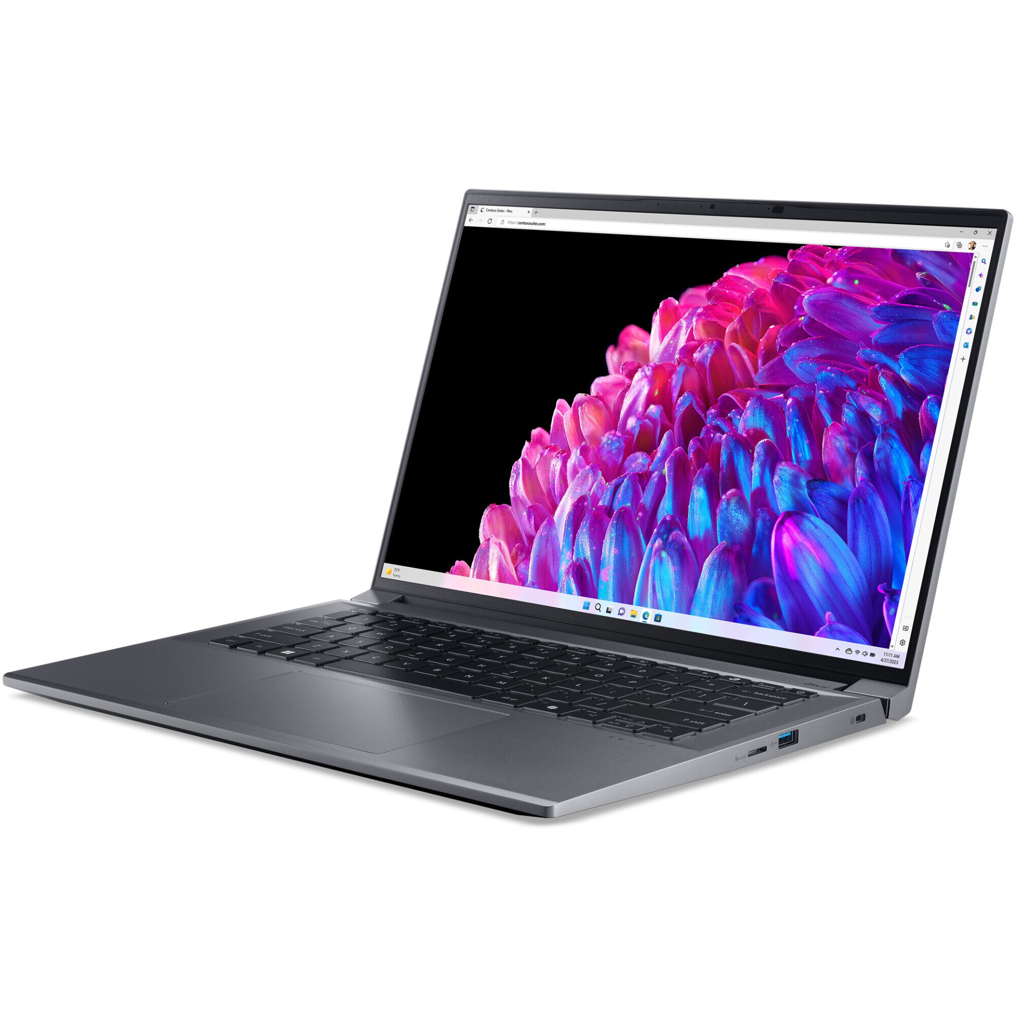 Laptop Acer Swift X 14 OLED SFX14-72G-5043 cu procesor Intel® Core Laptop Acer Swift X 14 OLED SFX14-72G-5043 cu procesor Intel® Core