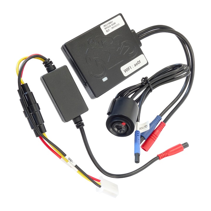 Alarma motor auto, Voge, aluminiu, negru