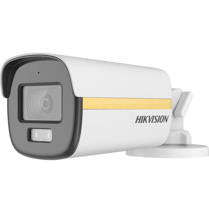 Камера за наблюдение Bullet 2MP ColorVu Dual-light Fixed Hikvision DS-2CE12DF3T-LFS(2.8MM), обектив