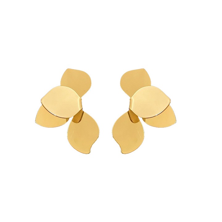 Cercei, aliaj, auriu