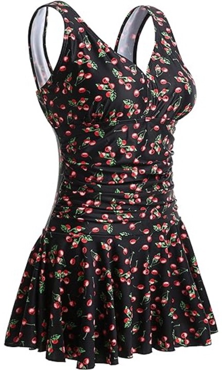Costum de Baie Summer Maezazz, Rosu/Negru