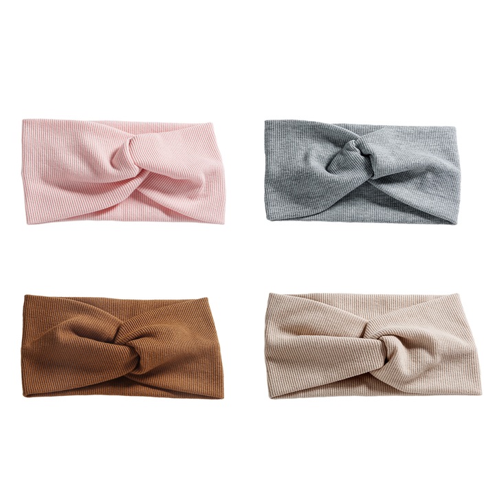 Set 4 bentite, BGHYHYHI, bumbac tricotat, multicolor, 19x10cm