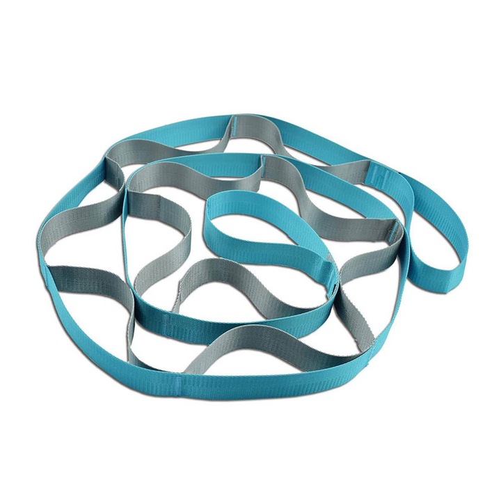 Jóga öv, fitnesz gyakorlatokhoz, kék