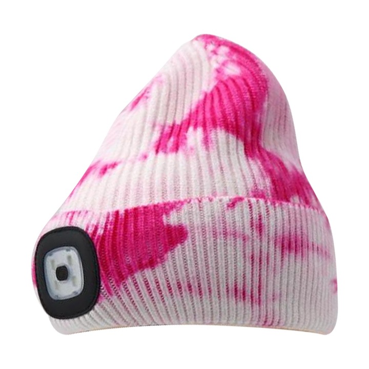 LED-es sapka, Jormftte, unisex, piros, meleg, állítható, télre