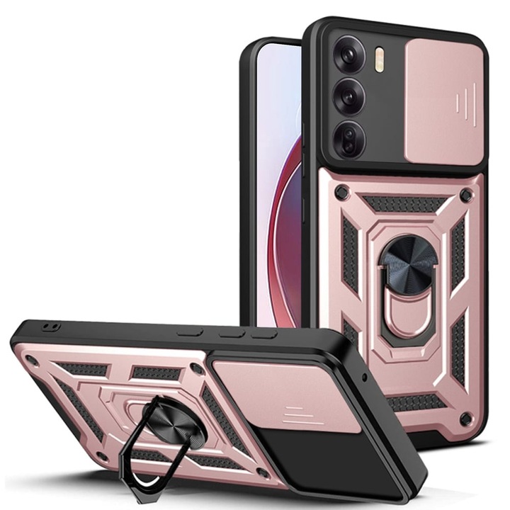 Калъф за Oppo Reno12 - Techsuit CamShield Series - Rose Gold