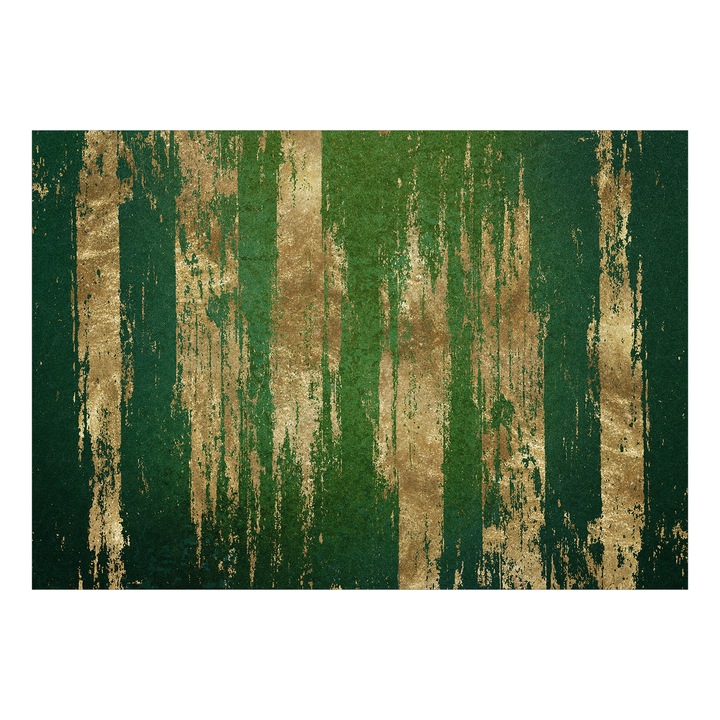 Öntapadós fotótapéta - Arany-zöld Kifejezés - 196 x 140 cm