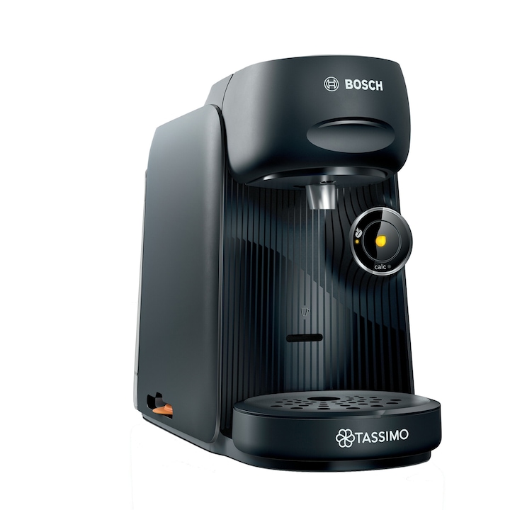 Еспресо машина Bosch Tassimo Finesse TAS162E, 1400 W, 3.3 бара, 0.7 л, IntensityBoost, Самопочистване и декалцификация, Капсули, Черен