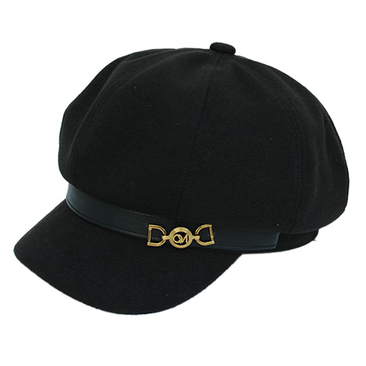 BGHYHYHI, bereta Bumbac, Negru, 56, Negru, 56-58 CM